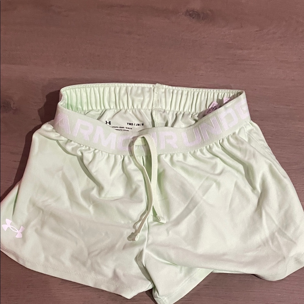 Under Armour Youth Light Green Shorts